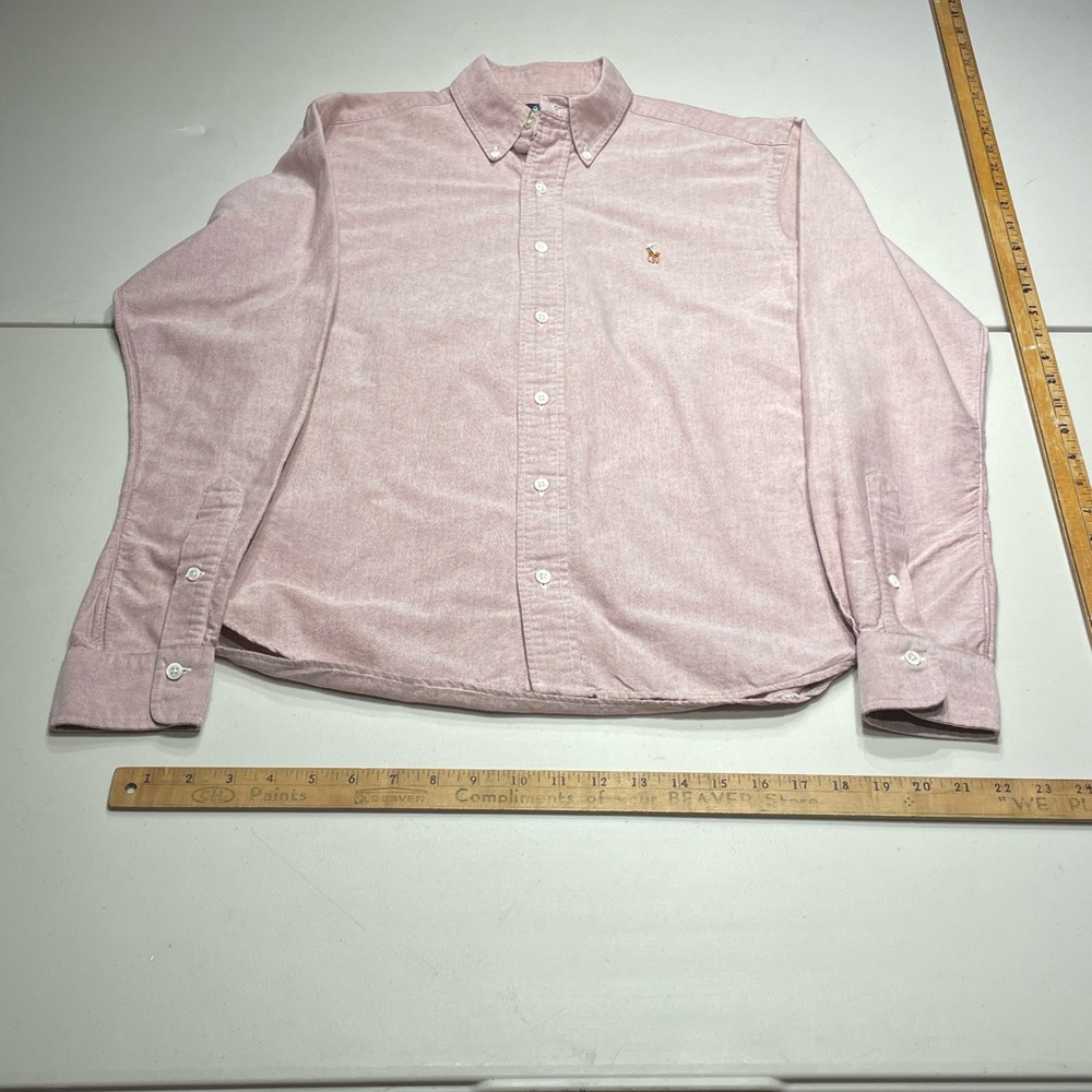 Ralph Lauren Merlot (pink) size 15 1/2 -34 Oxford Cloth Button-Down Shirt